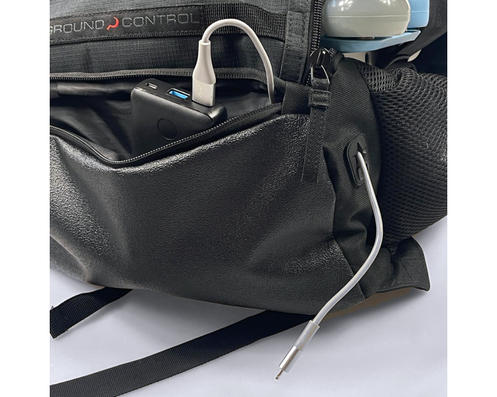 Ground Control Rolltop Backpack - Black - Bow Shock Marketplace