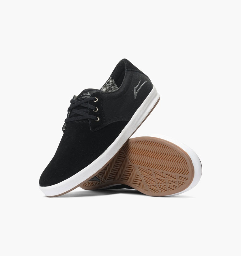 Lakai Shoes MJ XLK - Black Suede - Bow Shock Marketplace