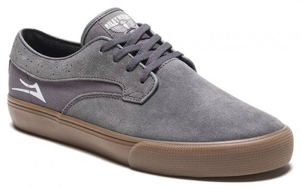 Lakai Shoes Riley Hawk - Grey/Gum Suede - Bow Shock Marketplace