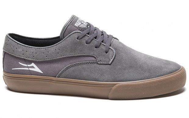 Lakai Shoes Riley Hawk - Grey/Gum Suede - Bow Shock Marketplace