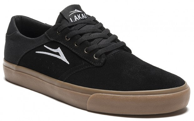 Lakai Shoes Porter - Black/Gum Suede - Bow Shock Marketplace