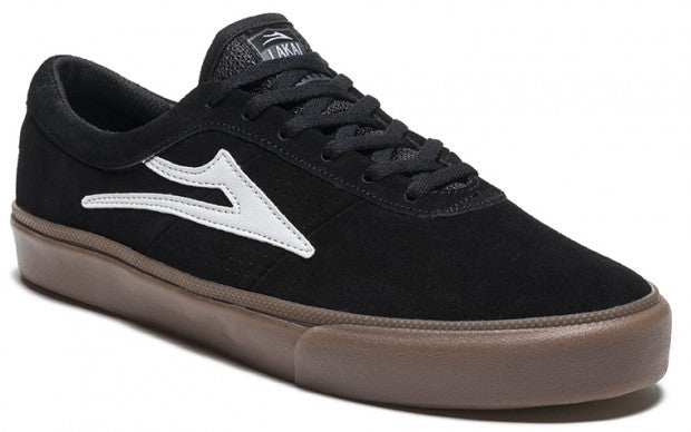 Lakai Shoes Sheffield - Black/White Suede - Bow Shock Marketplace