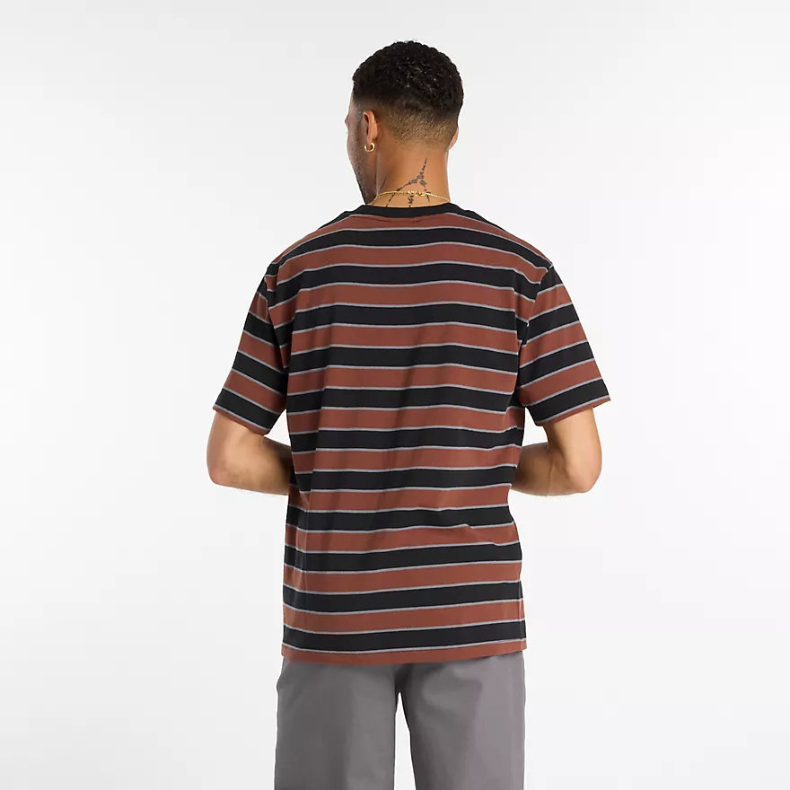 New Balance Numeric NB# Stripe Black S/s Shirt