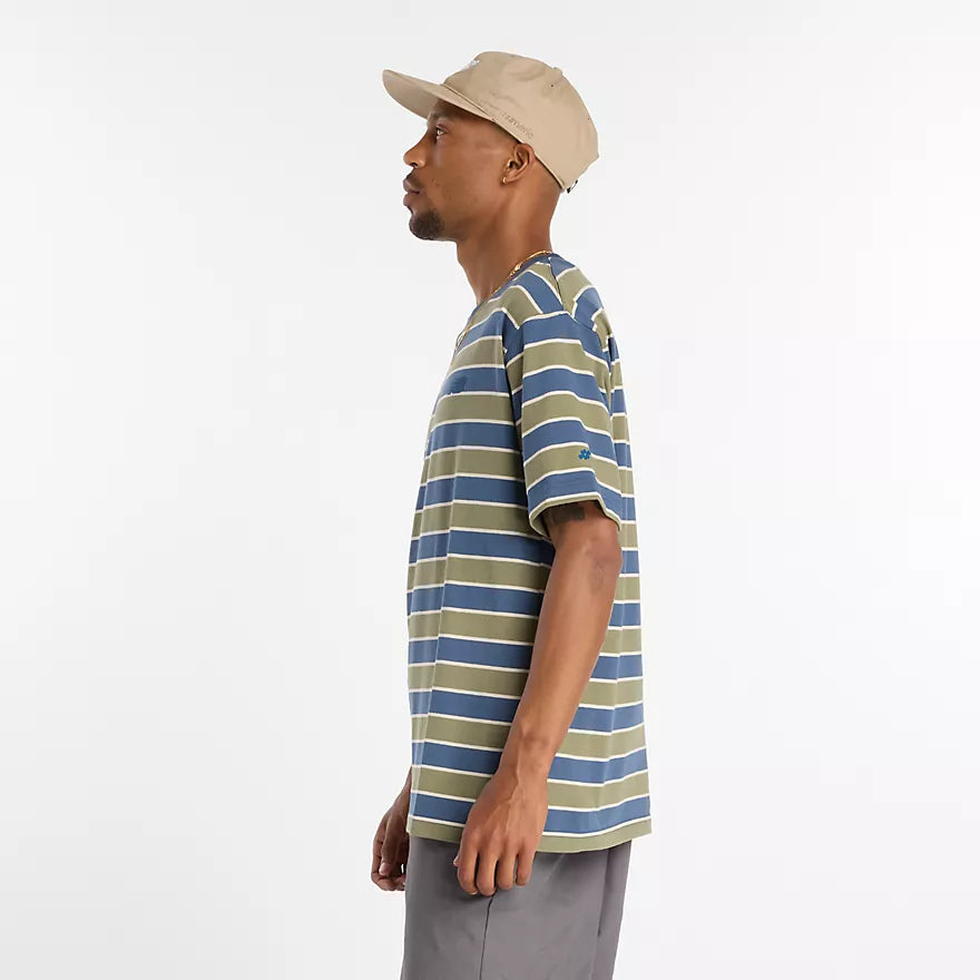 New Balance Numeric NB# Stripe Vintage Indigo S/s Shirt