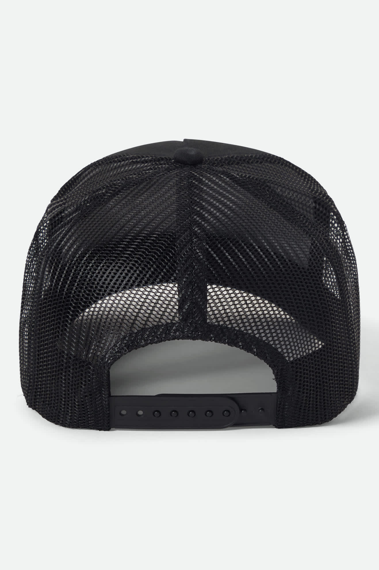 Brixton Hubal C NP MP Black Black Trucker Snapback Hat