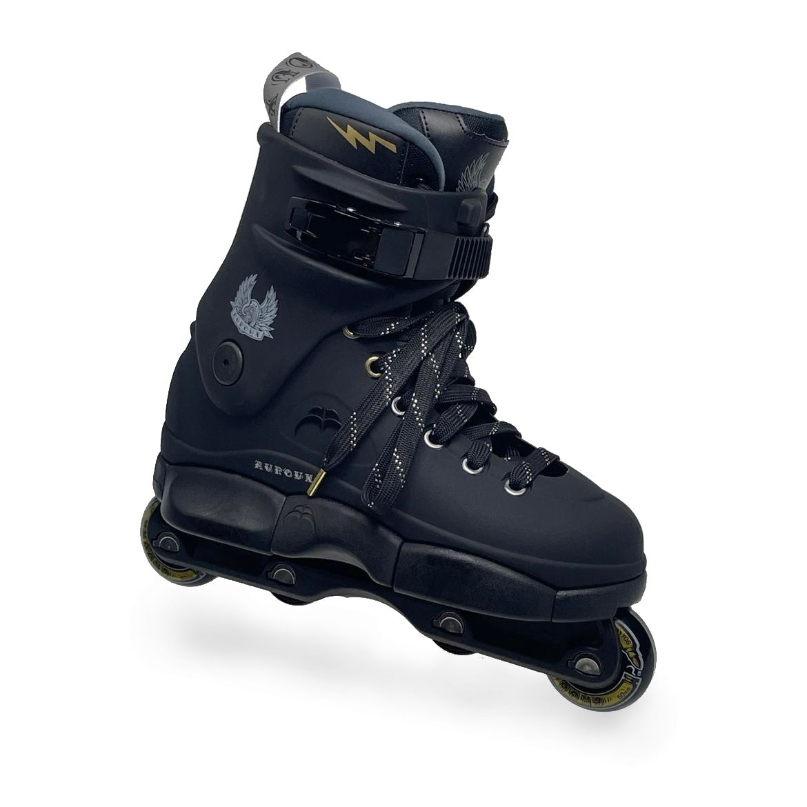Razors Nico Auroux SL Aggressive Inline Skate Complete - Black - Bow Shock Marketplace