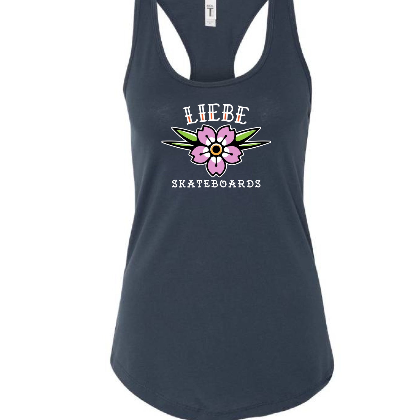 Liebe Cherry Blossom Women’s Racerback Tank Top