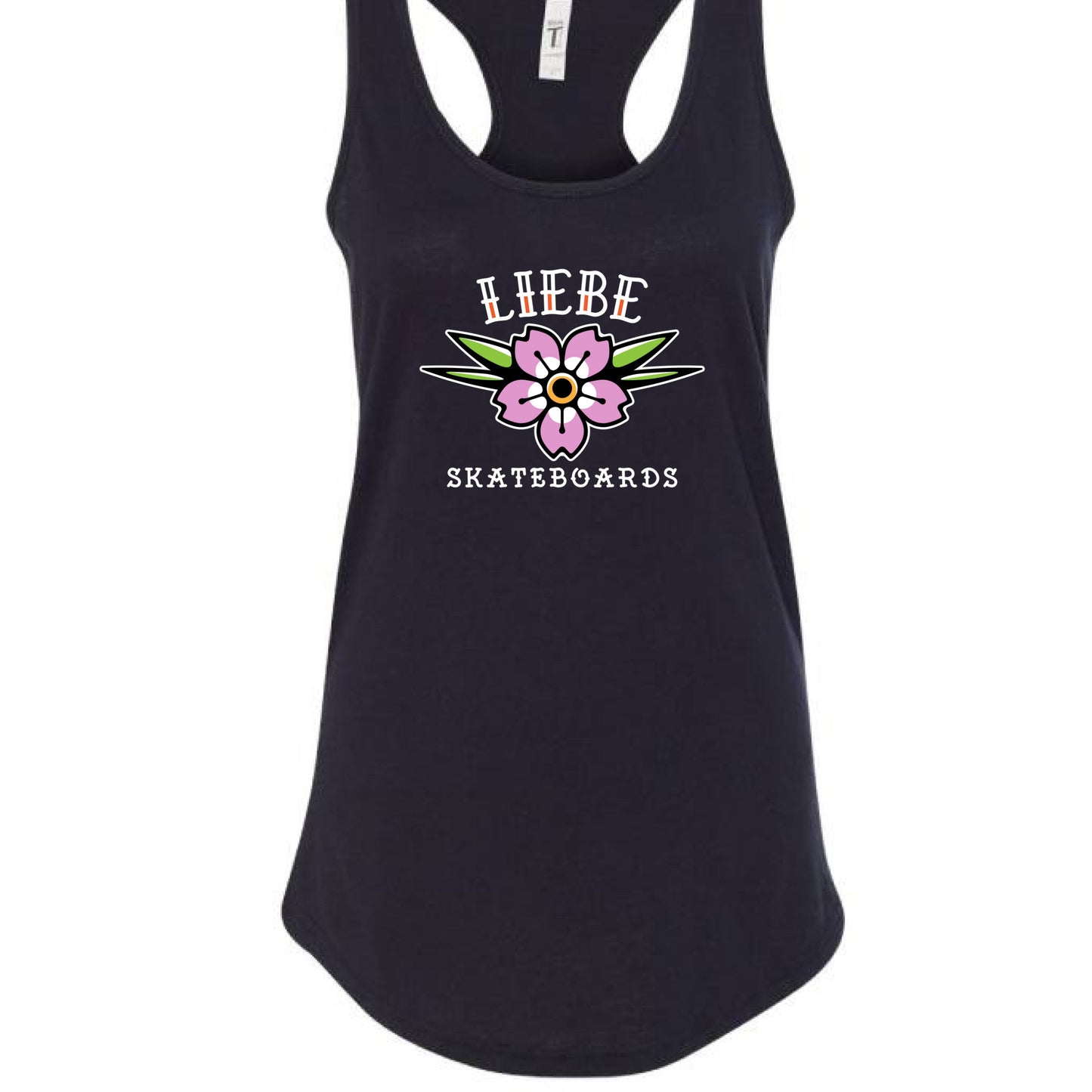 Liebe Cherry Blossom Women’s Racerback Tank Top