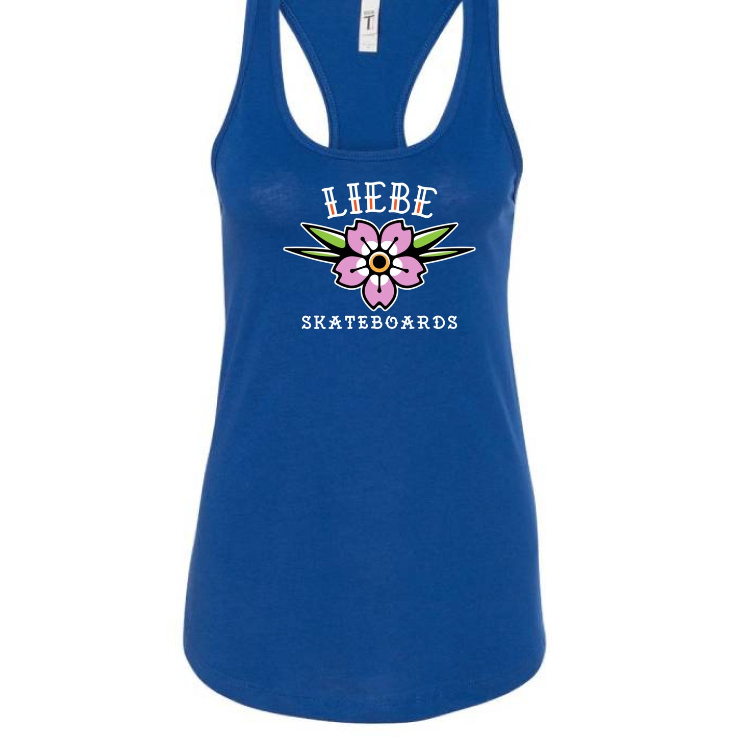 Liebe Cherry Blossom Women’s Racerback Tank Top