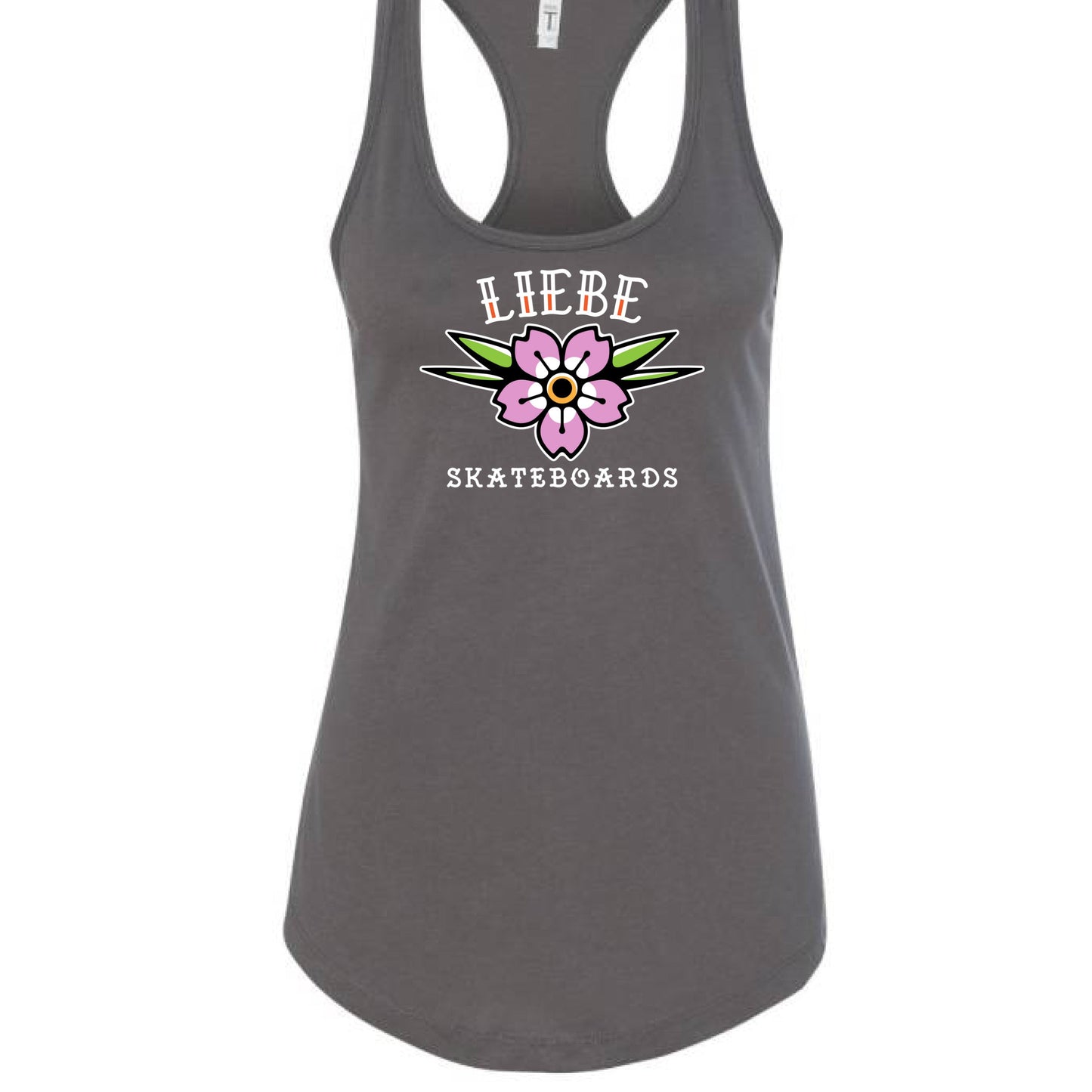 Liebe Cherry Blossom Women’s Racerback Tank Top