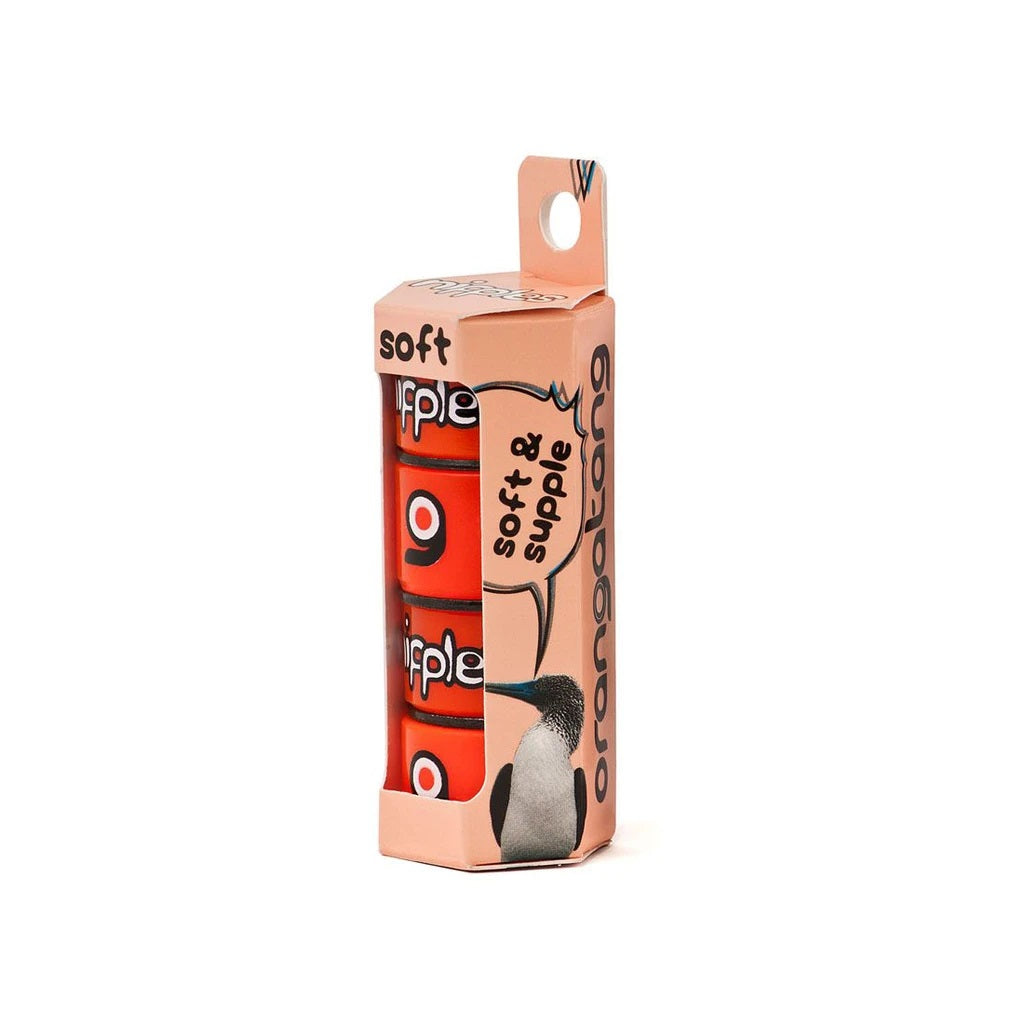 Orangatang Nipple Double Barrel Bushings Soft - Orange (Set) - Bow Shock Marketplace