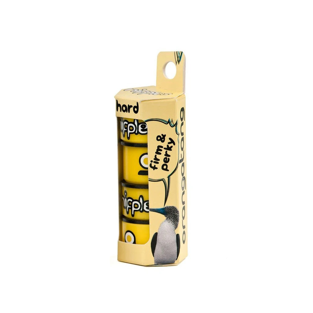 Orangatang Nipple Double Barrel Bushings Hard - Yellow (Set) - Bow Shock Marketplace