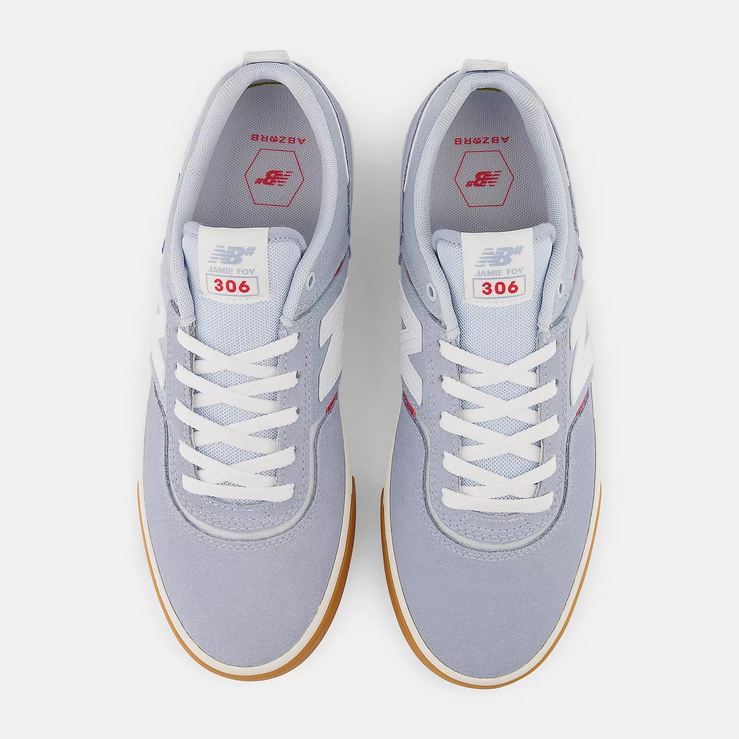 New Balance Shoes Jamie Foy 306 - Light Arctic Grey/White - Bow Shock Marketplace