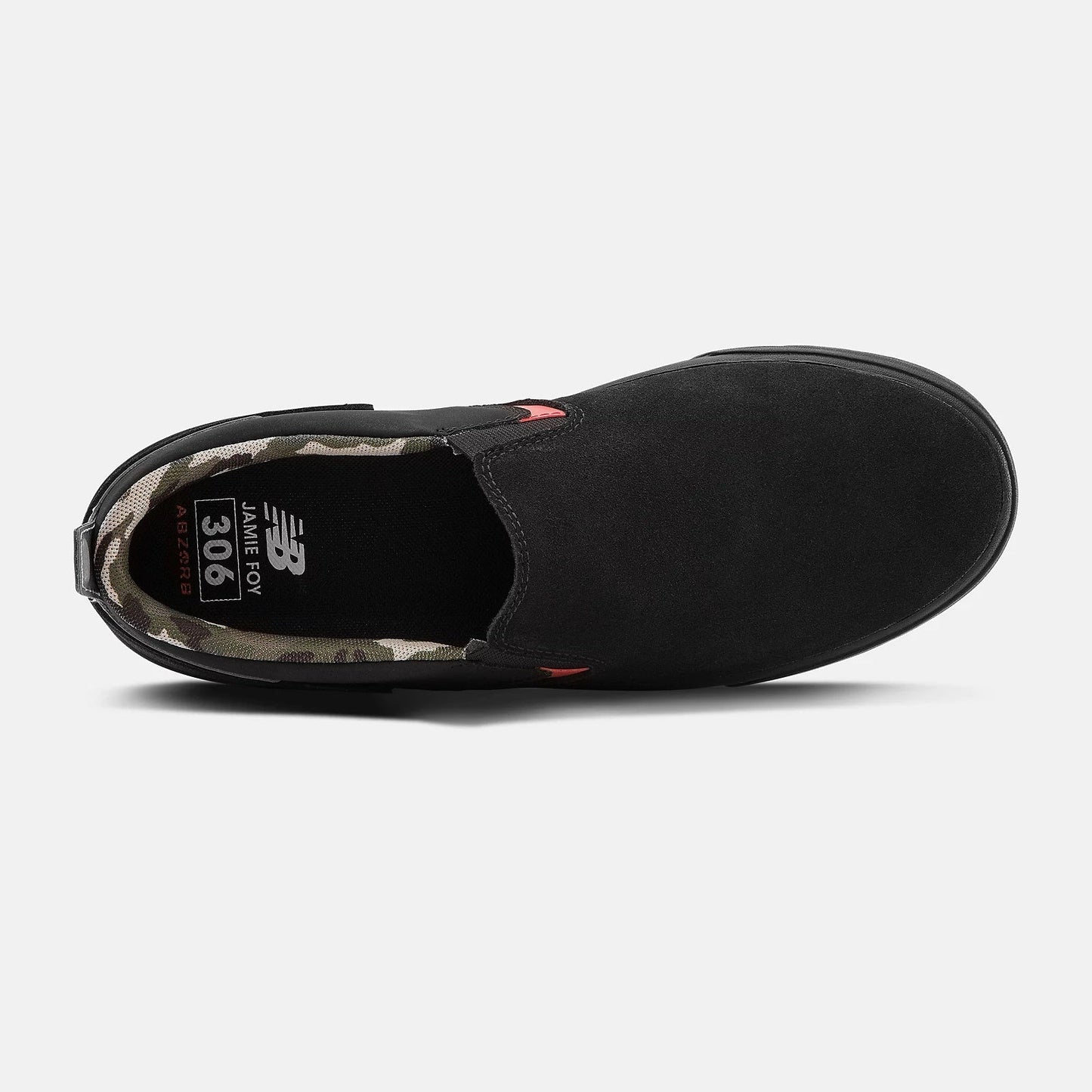 New Balance Shoes Jamie Foy 306 Laceless - Black/Orange - Bow Shock Marketplace