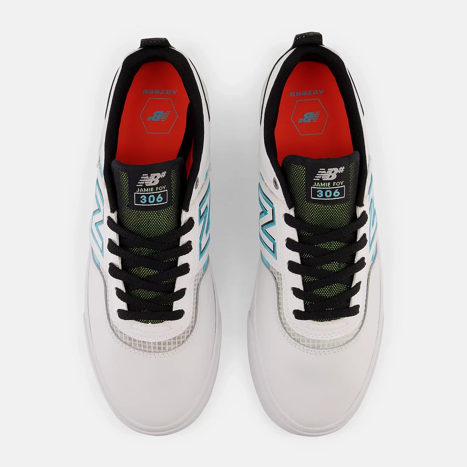 New Balance Shoes Jamie Foy 306 - White/Aqua Sky - Bow Shock Marketplace