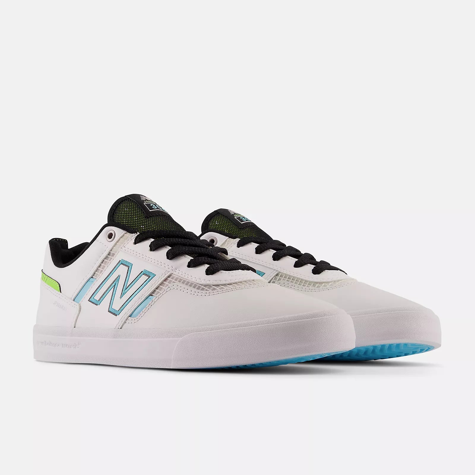 New Balance Shoes Jamie Foy 306 - White/Aqua Sky - Bow Shock Marketplace