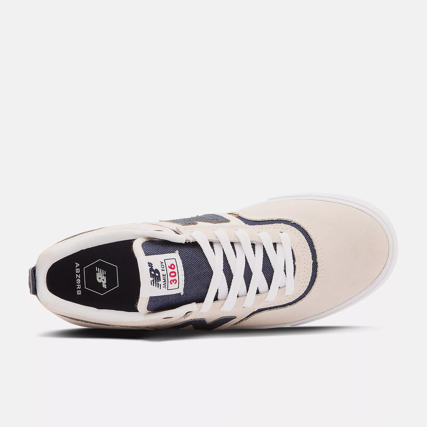 New Balance Shoes Numeric Jamie Foy 306 - White/Navy - Bow Shock Marketplace
