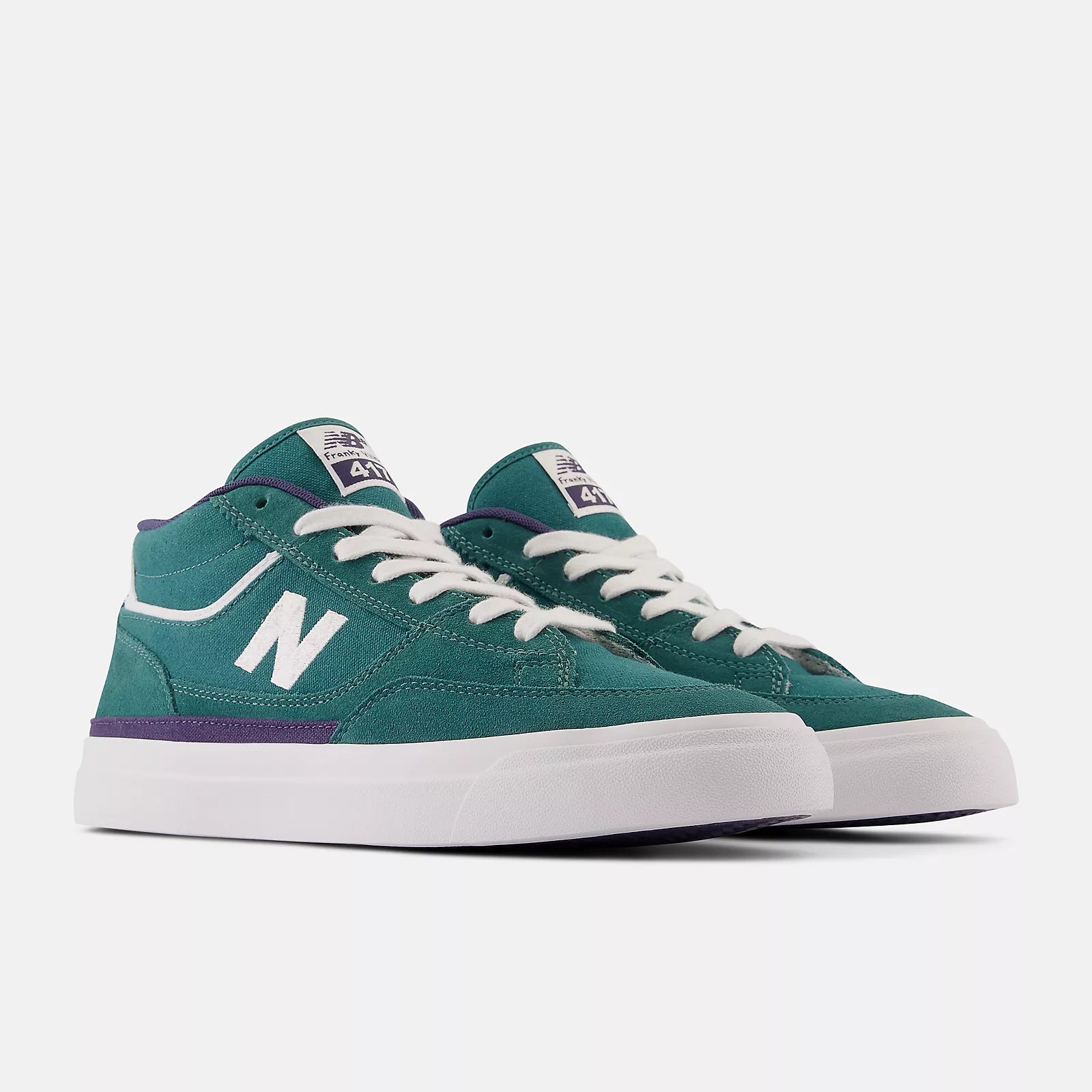 New Balance Shoes Numeric Franky Villani 417 - Vintage Teal/White - Bow Shock Marketplace