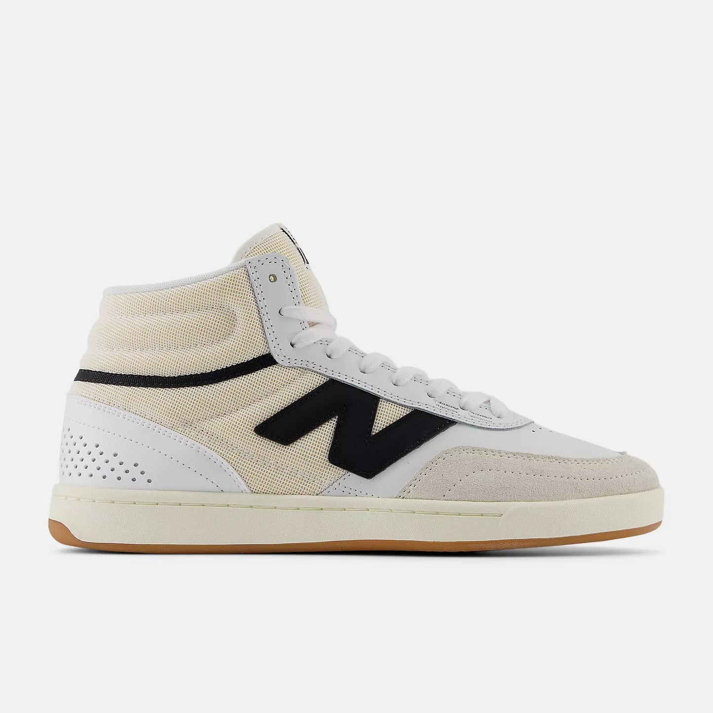 New Balance Shoes Numeric 440 High V2 - White/Black - Bow Shock Marketplace