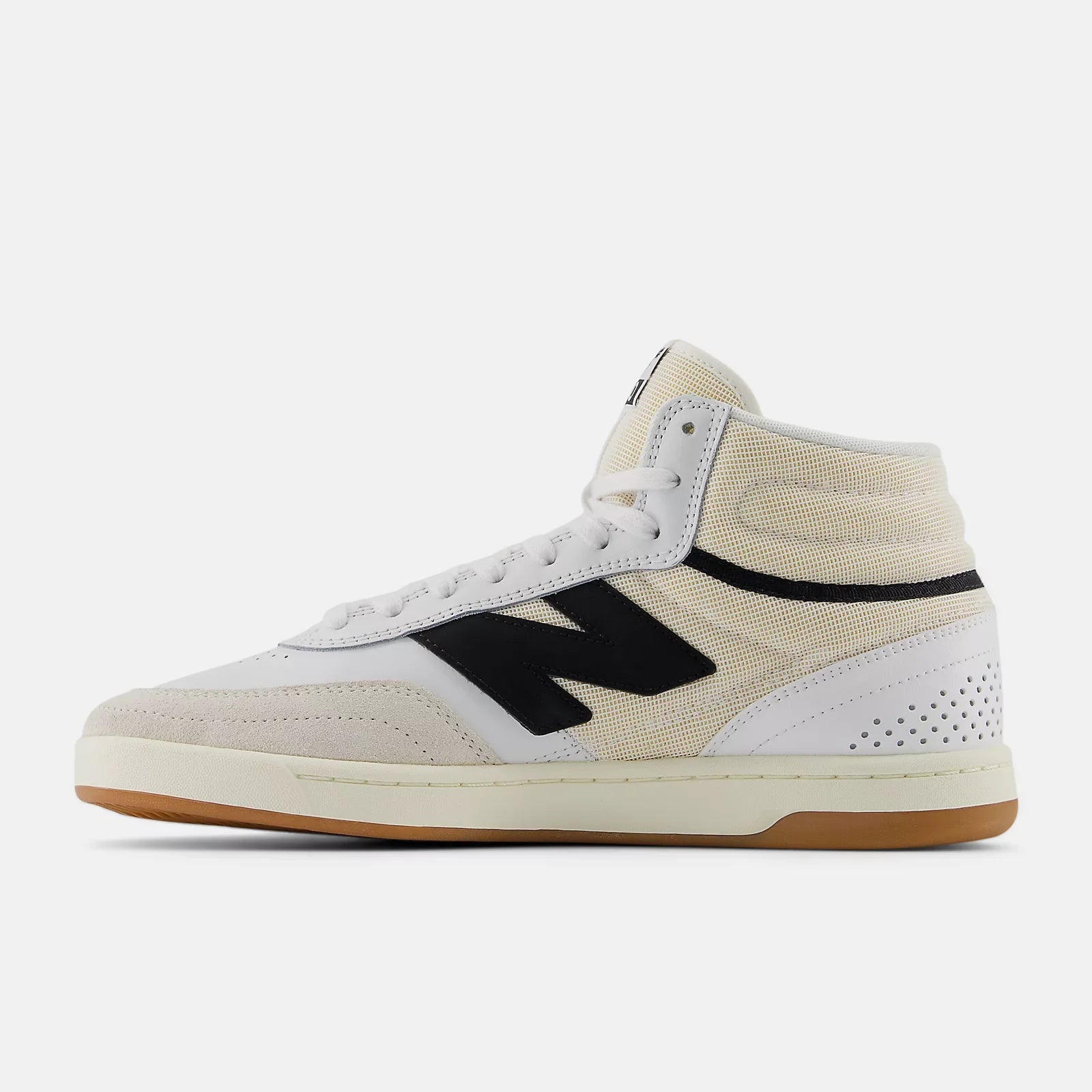 New Balance Shoes Numeric 440 High V2 - White/Black - Bow Shock Marketplace