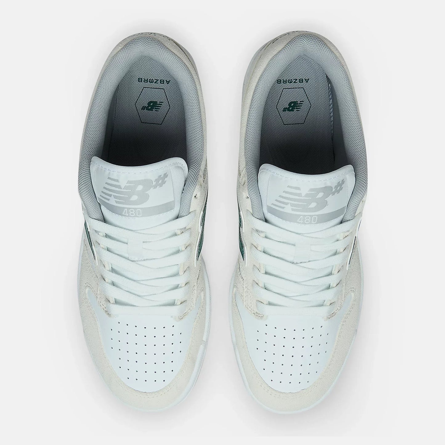 New Balance Shoes Numeric 480 - Sea Salt/Vintage Teal - Bow Shock Marketplace