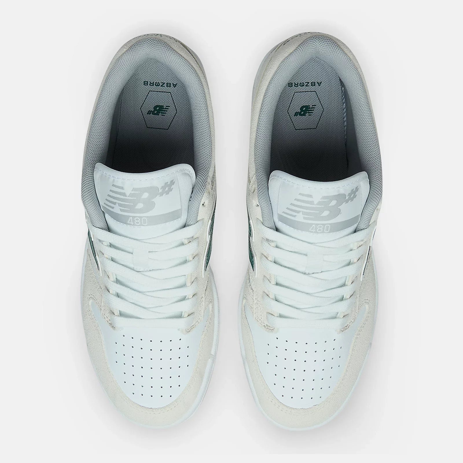 New Balance Shoes Numeric 480 - Sea Salt/Vintage Teal - Bow Shock Marketplace