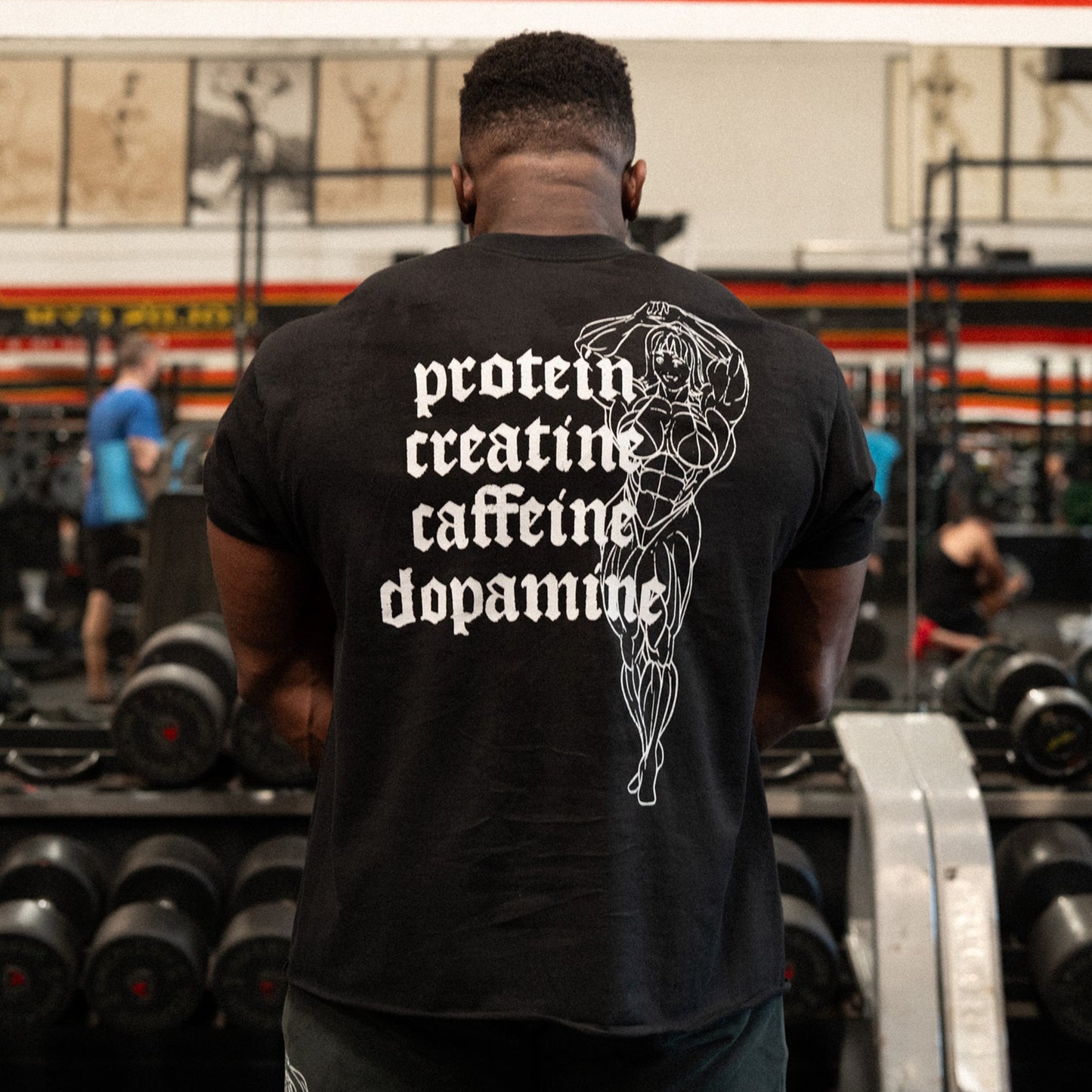 Protein Cropped Tee (Black)