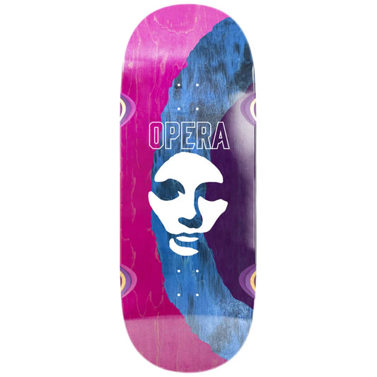 Opera Triple Torn Mask Blue/Purple/Pink EX7 12" Skateboard Deck