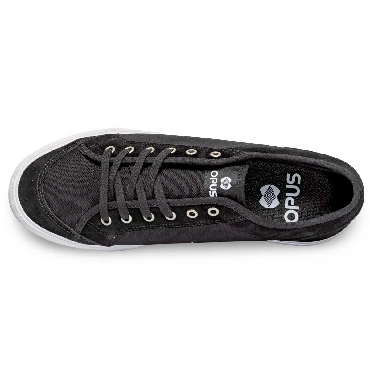 Opus Courtside Low - Vulc - Black / White