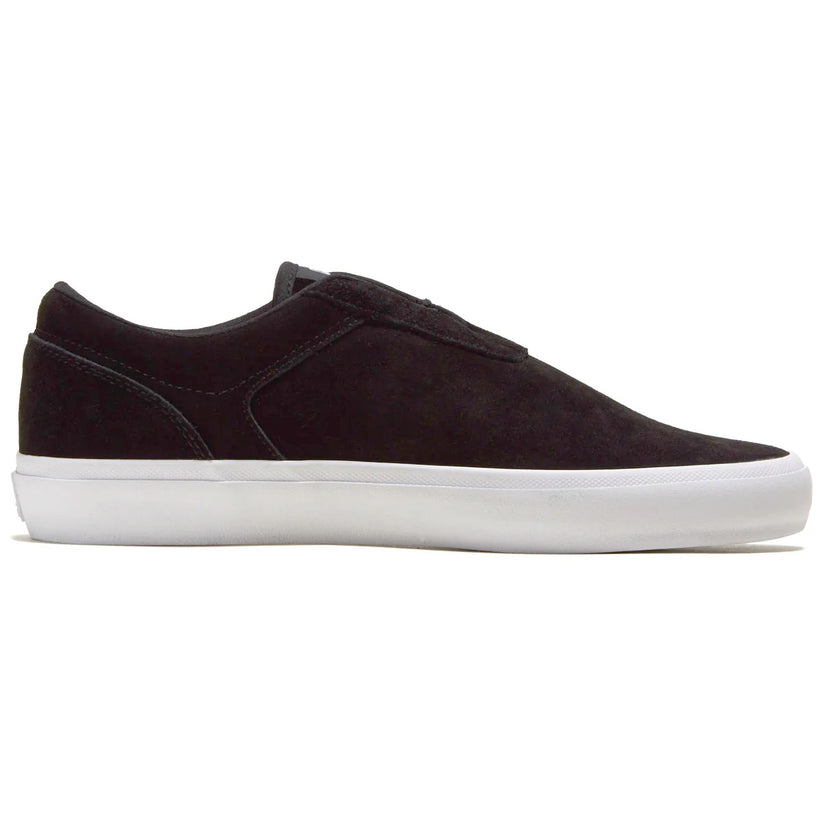 OPUS HONEY SLIP BLACK SUEDE/WHITE SKATEBOARD SHOES - Bow Shock Marketplace
