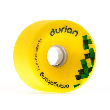 Orangatang Durian 75mm 86a yellow Longboard Wheels (Set of 4) - Bow Shock Marketplace