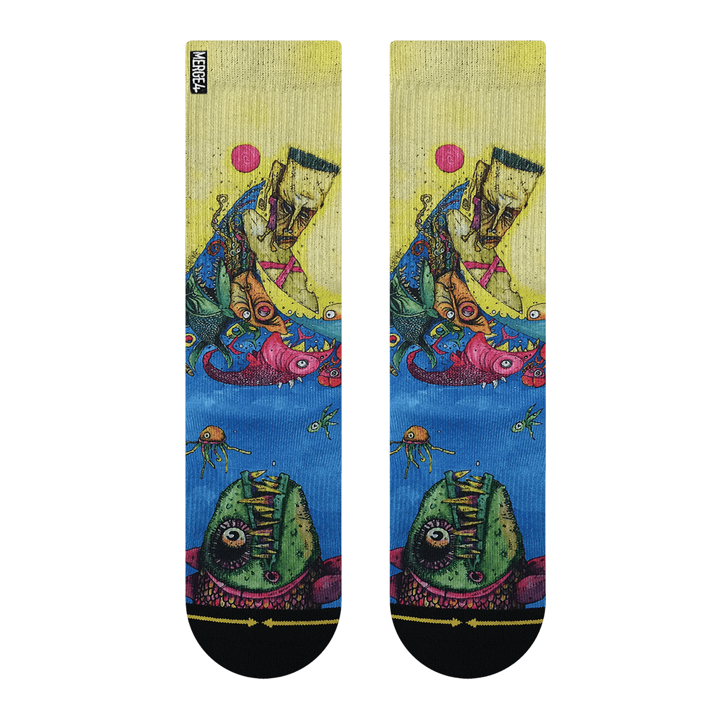 Bad Otis Link Big Fish Crew Socks