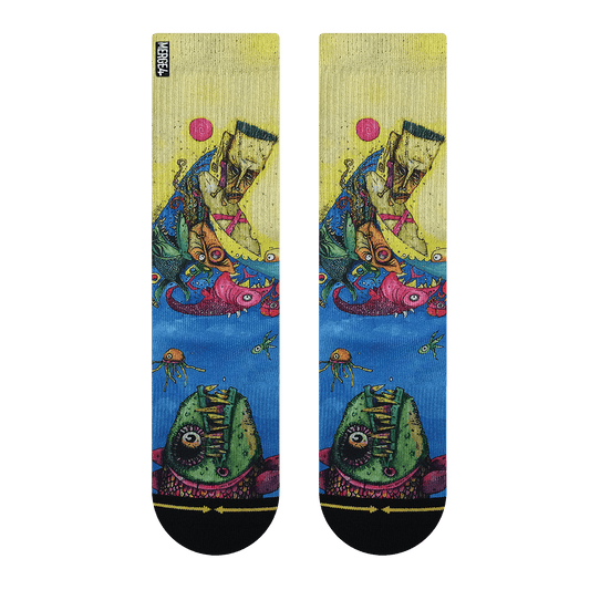 Bad Otis Link Big Fish Crew Socks