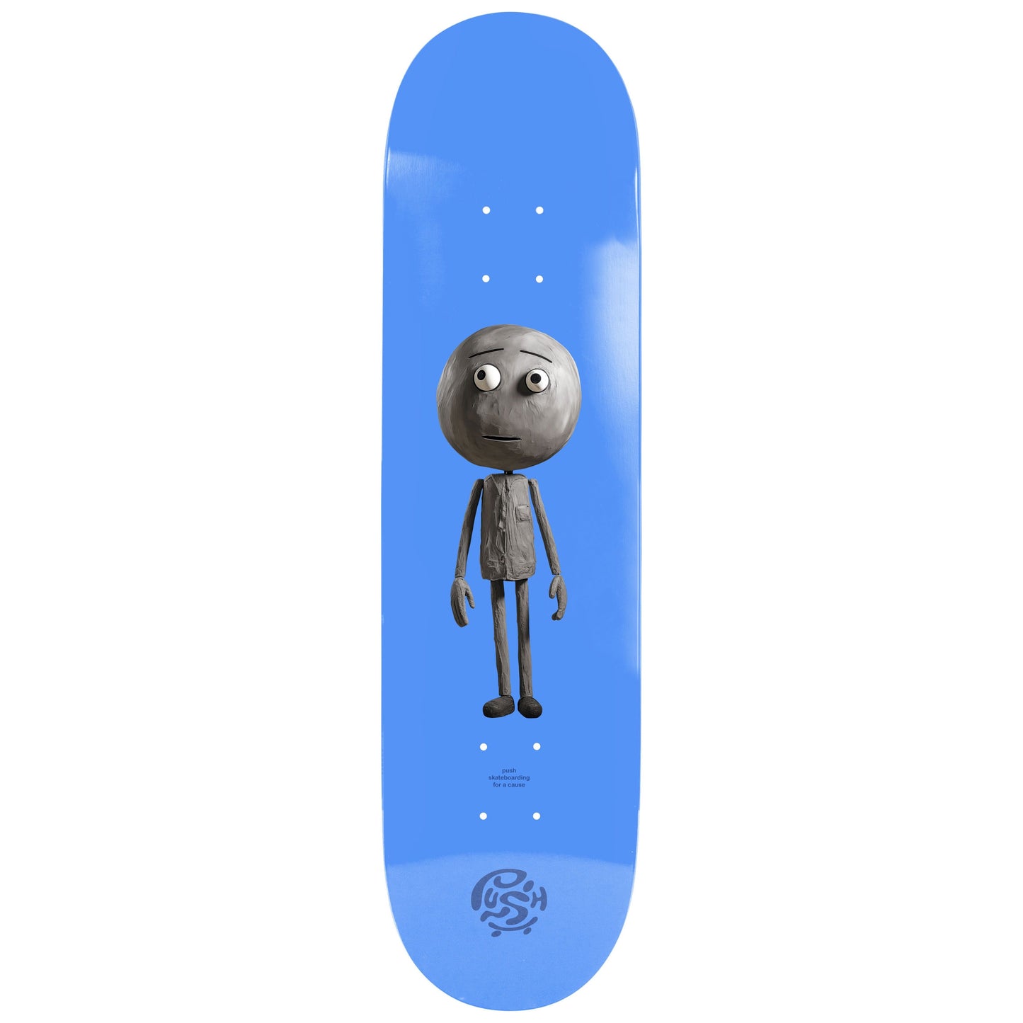 PUSH "CONCRETE GUY" 7.75" IN-COMPLETE SKATEBOARD