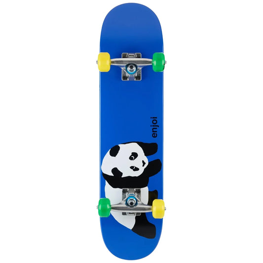 Enjoi Blue Panda First Push Soft Top 7" Complete Skateboard