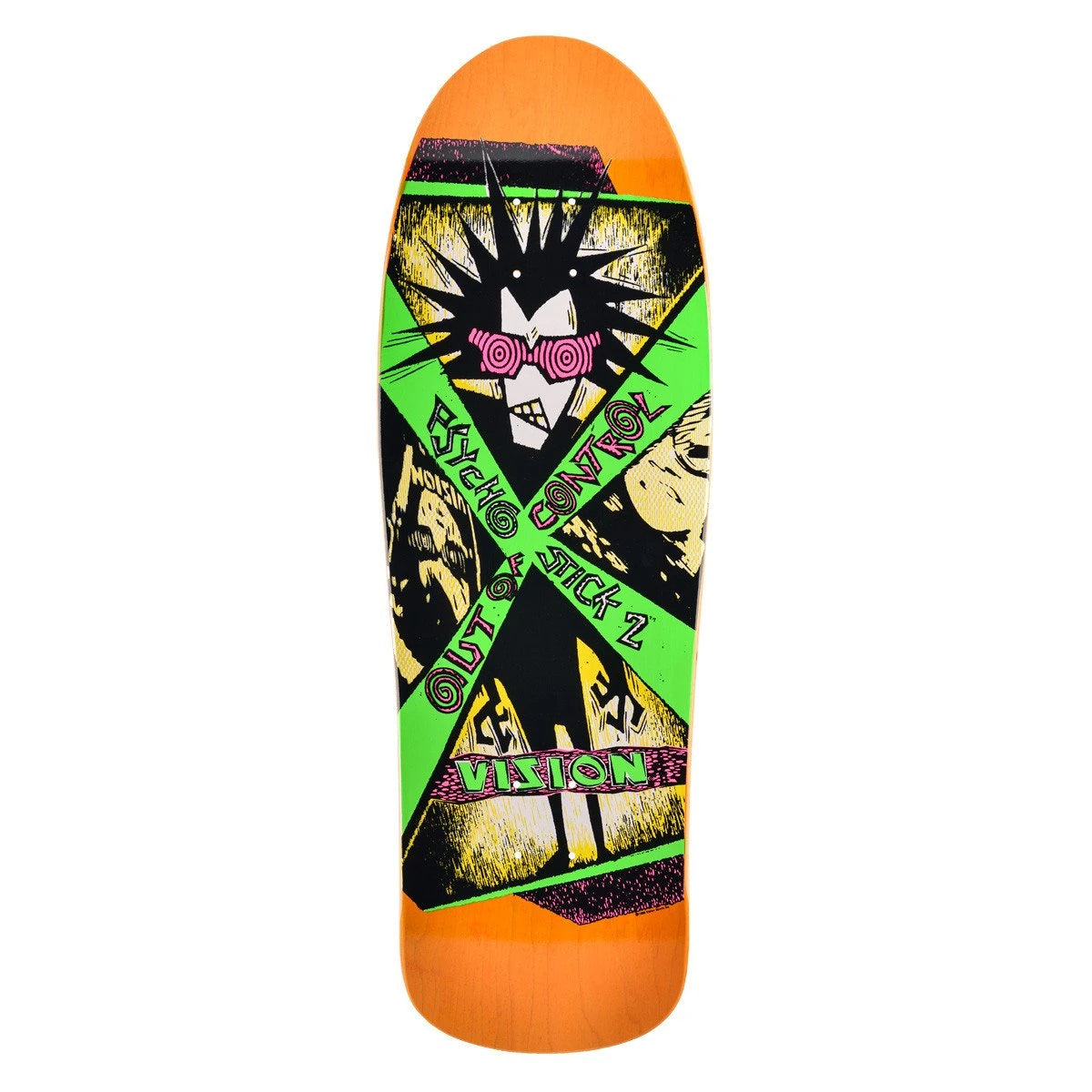 VISION "PSYCHO STICK 2" 10" SKATEBOARD DECK - Bow Shock Marketplace