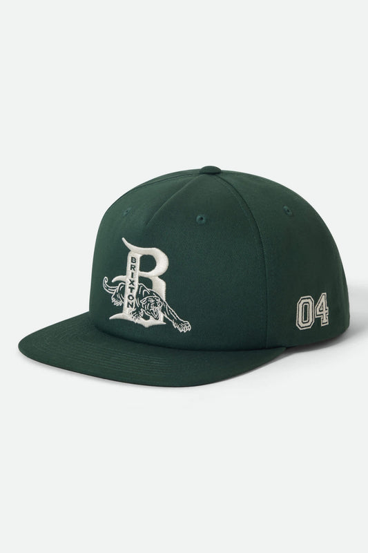 Brixton Predator MP Primal Green Snapback Hat
