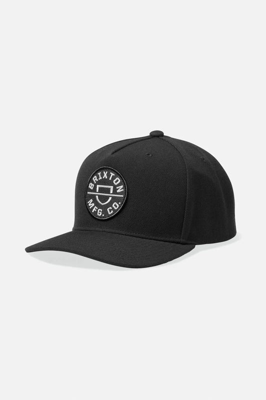 Brixton Good Times C MP Black White Cap Snapback Hat