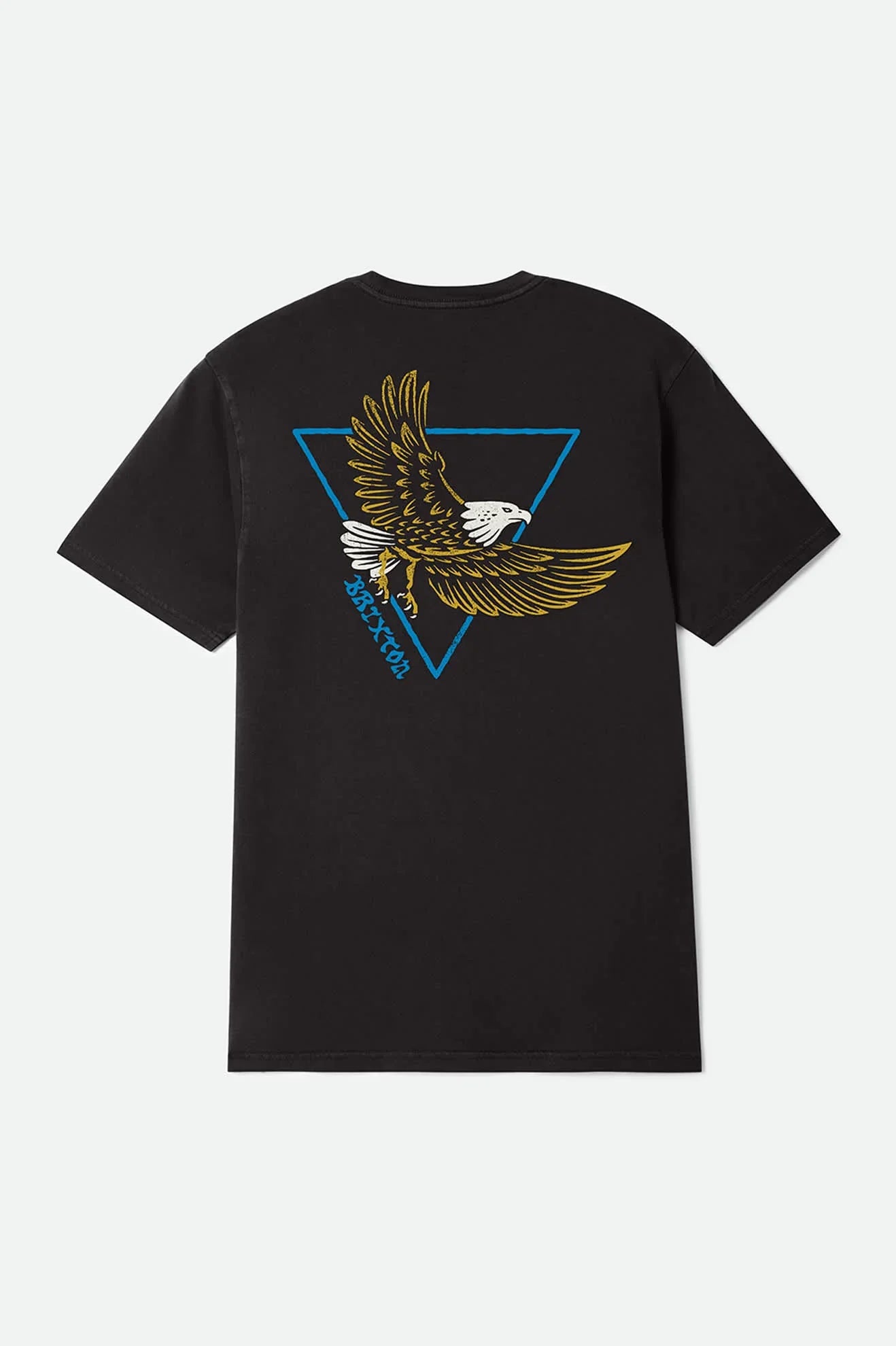 Brixton Opal Black Worn Wash S/s Standard Tee Shirt