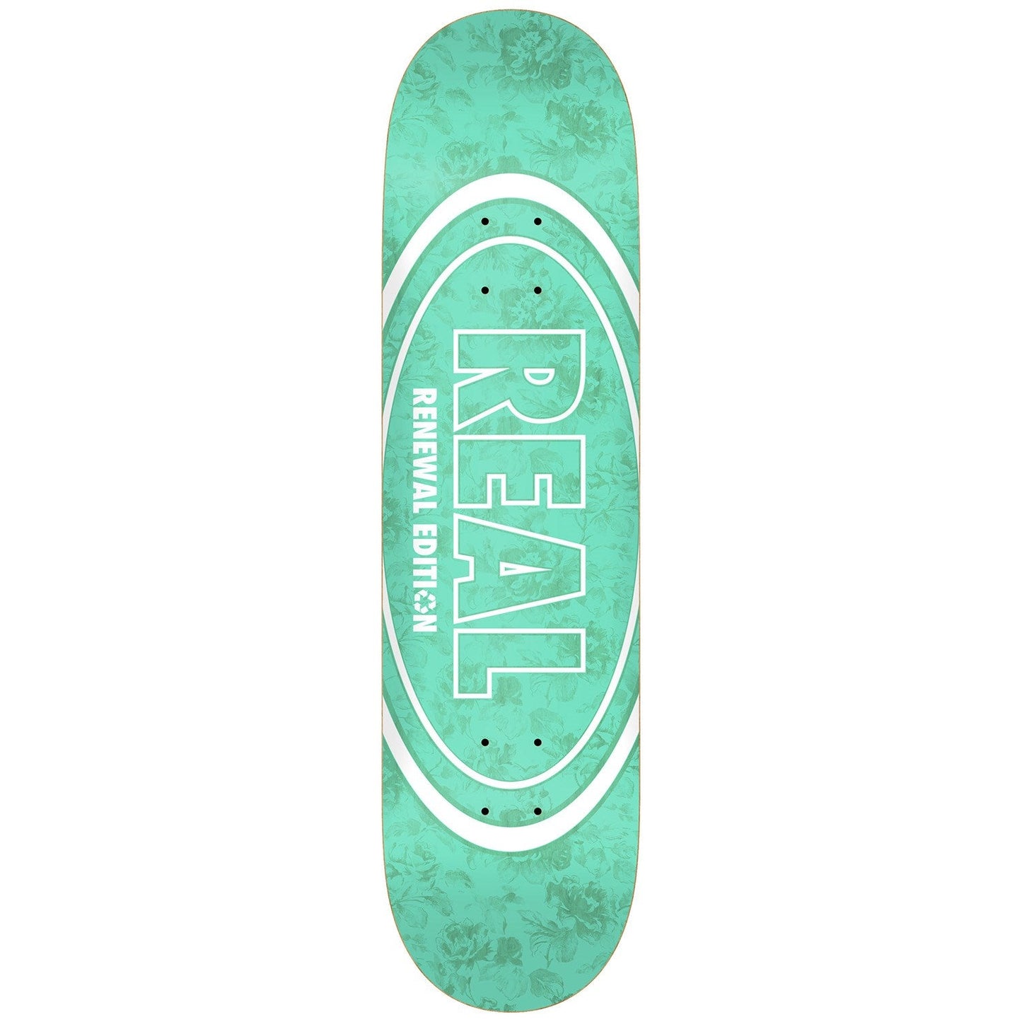 Real Floral Renewal II Skateboard Deck - 7.56″ Green - Bow Shock Marketplace