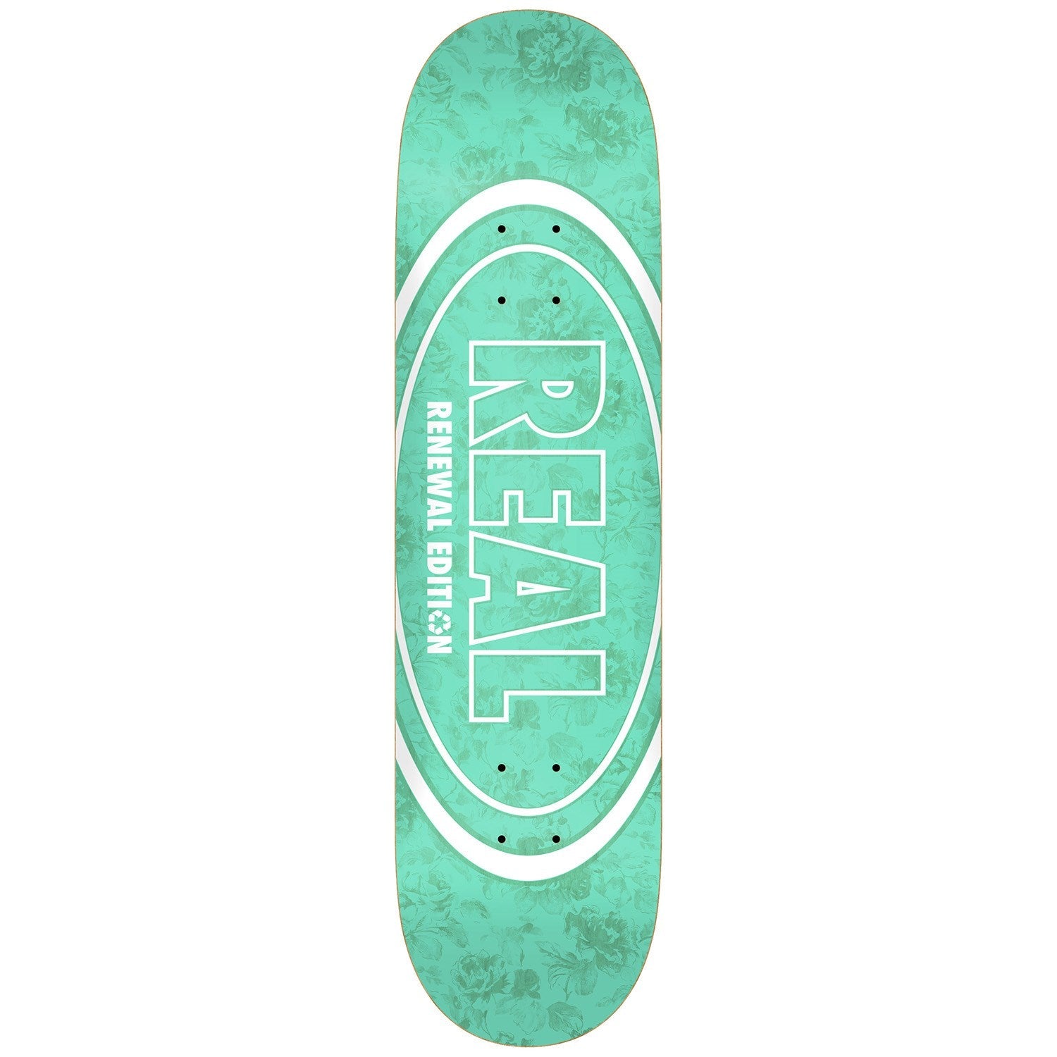Real Floral Renewal II Skateboard Deck - 7.56″ Green - Bow Shock Marketplace