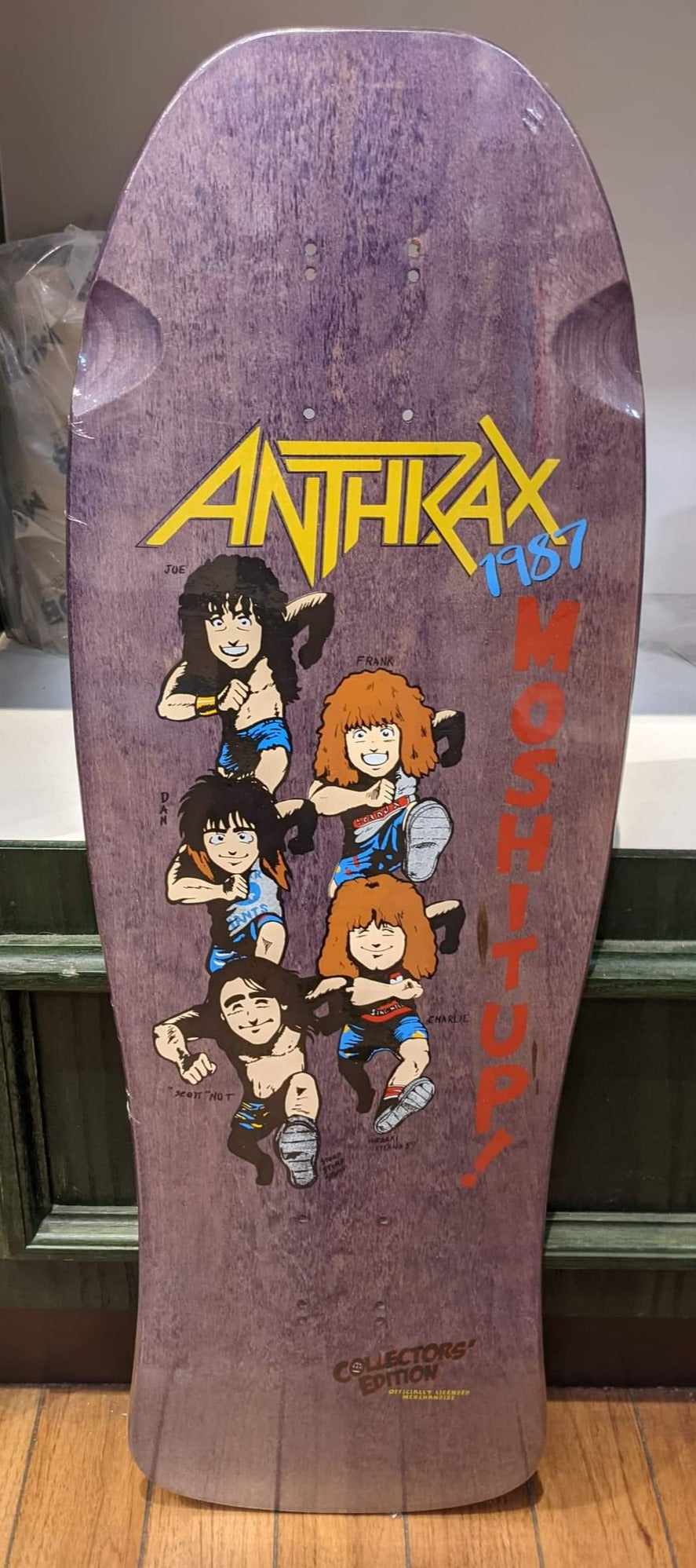 Brand-X Anthrax 1987 Skateboard Deck - Bow Shock Marketplace