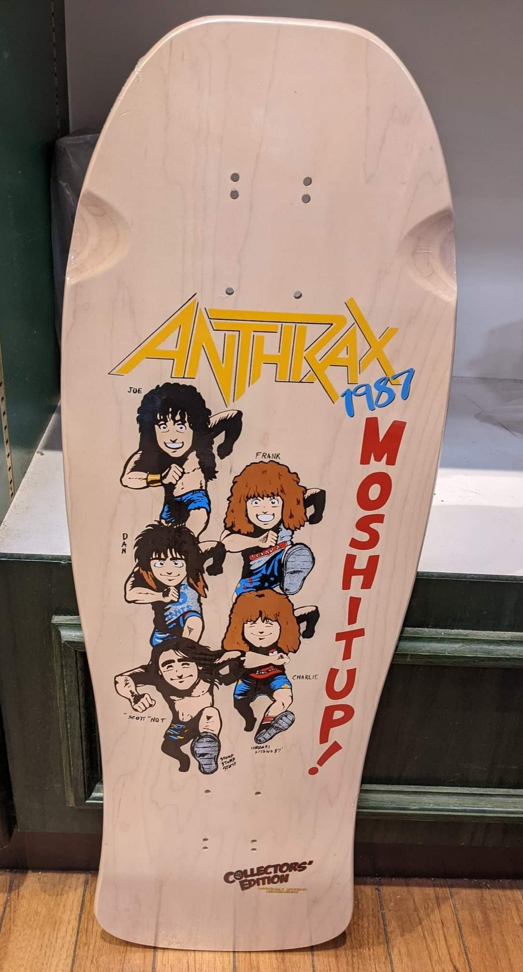 Brand-X Anthrax 1987 Skateboard Deck - Bow Shock Marketplace