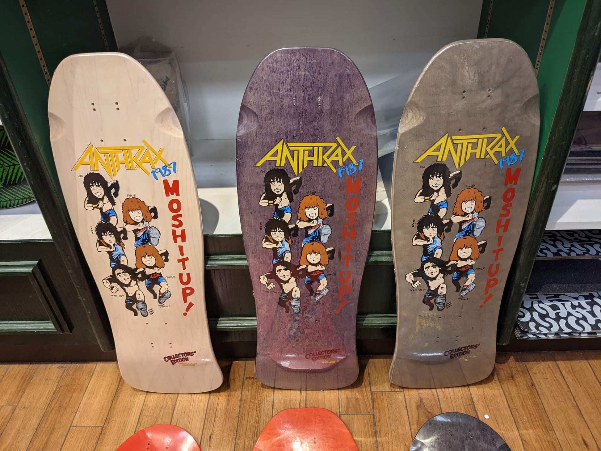 Brand-X Anthrax 1987 Skateboard Deck - Bow Shock Marketplace
