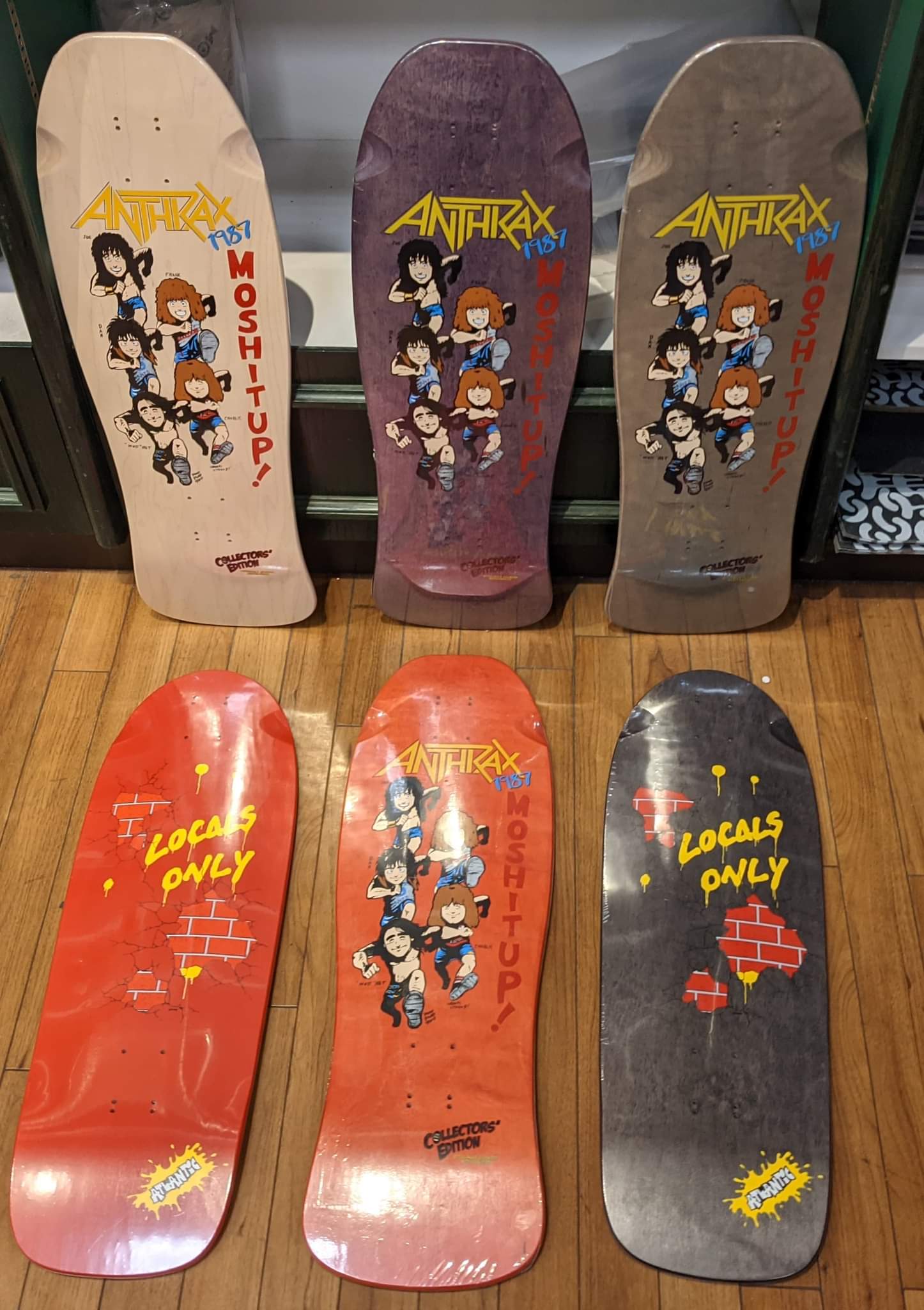 Brand-X Anthrax 1987 Skateboard Deck - Bow Shock Marketplace