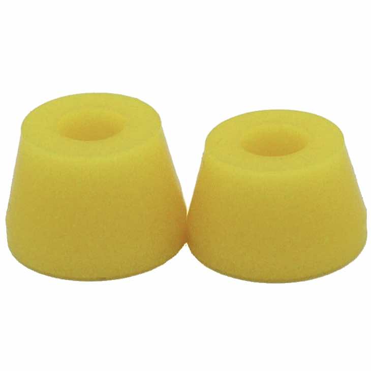 RipTide APS Carver CX SurfSkate Cone/Cone Bushings 90a - Yellow (Pair) - Bow Shock Marketplace