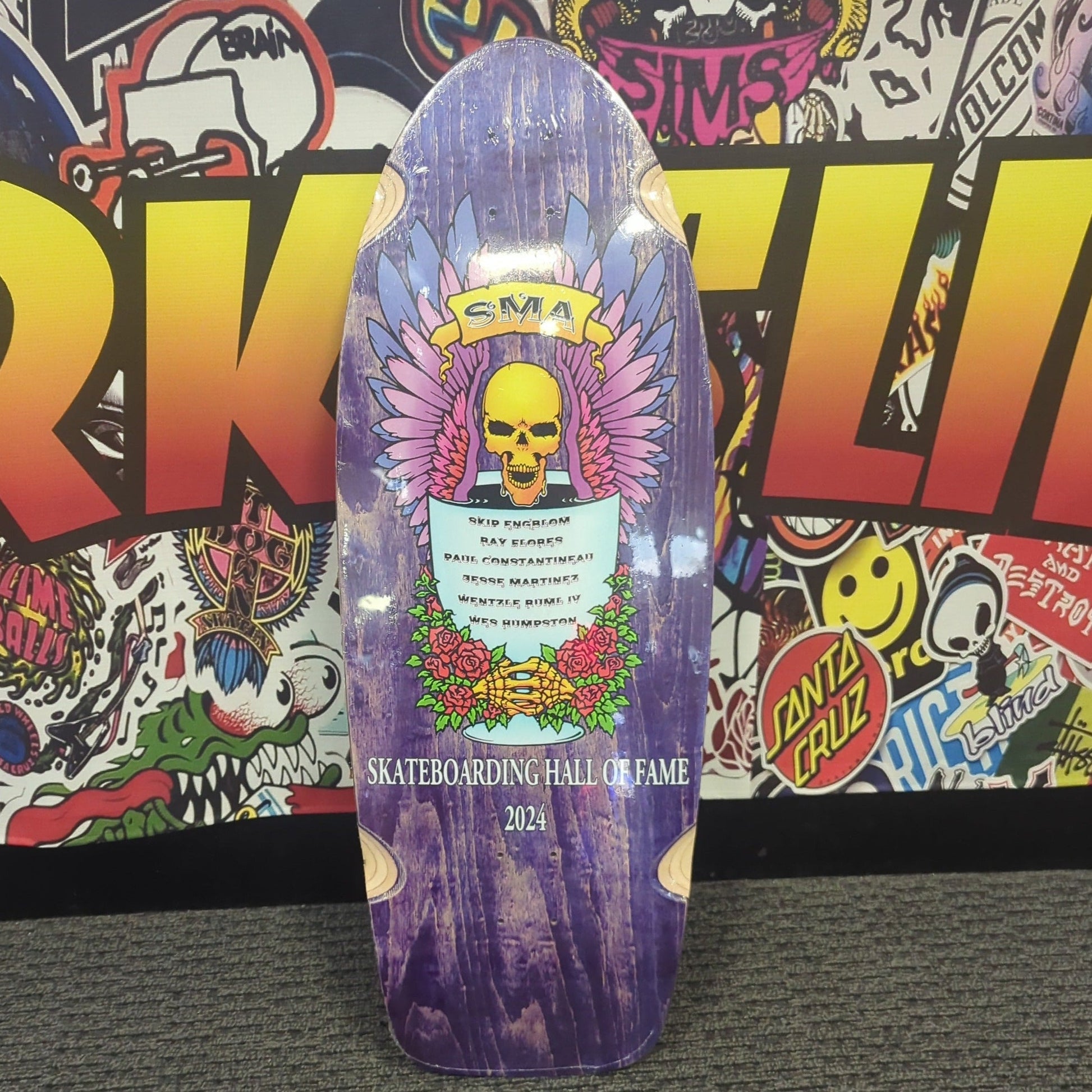 SMA SHOF LTD Skateboard Deck Wes Humpston - Bow Shock Marketplace