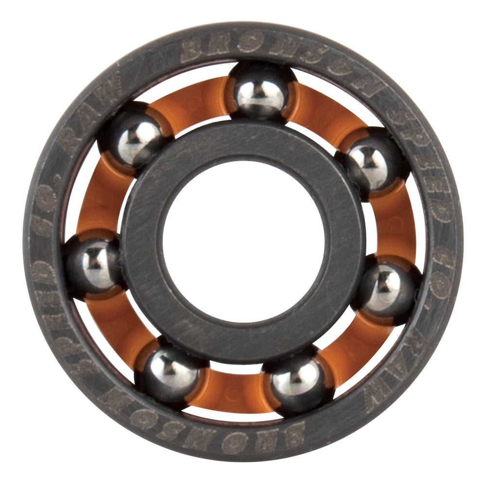 Bronson Speed Co. 6-Ball Raw Skateboard Bearings (Set Of 8)