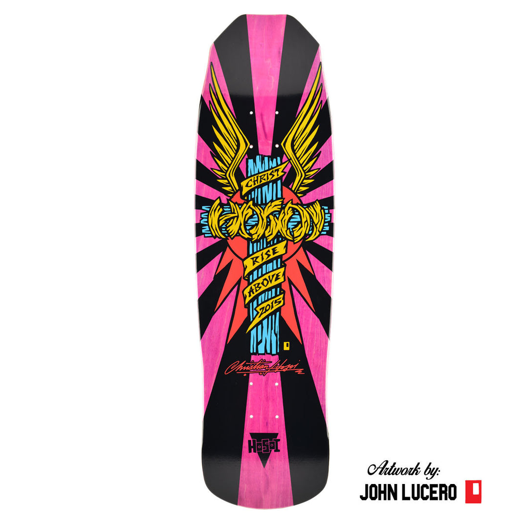 Hosoi Wings 9" Skateboard Deck - Art by John Lucero