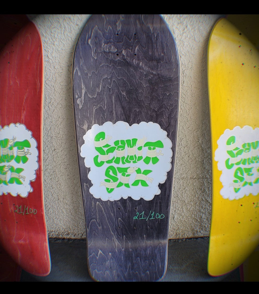 Schmitt Stix Allen Midgette Magic Train 9.5" Skateboard Deck
